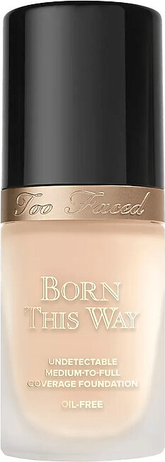 Too Faced born this way undetectable medium-to-full coverage foundation Seashell 30ml