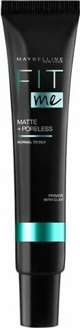 Maybelline Fit Me Primer With Clay Matte + Poreless Normal To Oily 30ml