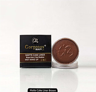 Gorgeous Beauty Matte Cake Brow Liner -02 Brown