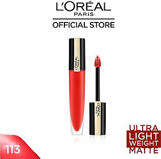 Loreal Rouge Sign Matliq Lipstick 113 Don