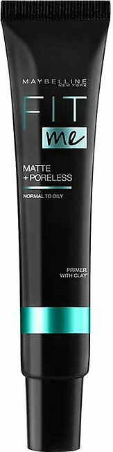 Maybelline  Fit Me Primer With Clay Matte + Poreless Normal To Oily 30ml