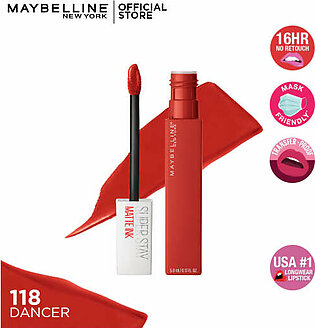 Maybelline Superstay Matte Ink Liquid Lipstick - 118 Dancer