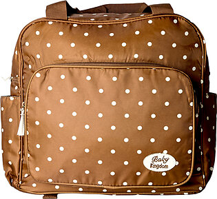 Brown Doted Baby Diaper Bag