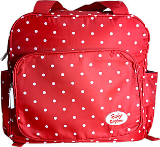 Red Doted Baby Diaper Bag
