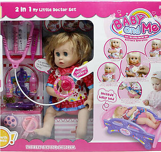 Baby and Me Stuffed Doll 2 In 1 My Little Doctor Set (KT4300C)