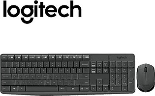 Logitech MK235 Wireless Keyboard and Mouse – Grey