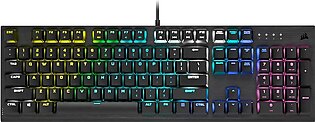 Corsair K60 RGB PRO Mechanical Gaming Keyboard — CHERRY VIOLA — Black