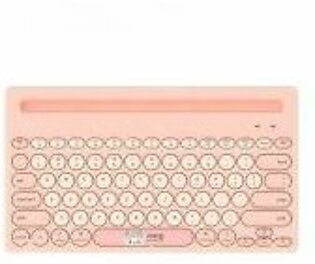 Ajazz Mini Portable Wireless Keyboard Pink (320I) - ISPK