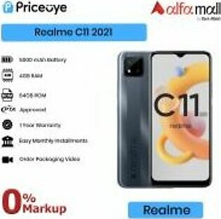 Realme C11 2021 64GB 4GB RAM Available On Easy Installments | PTA Approved | PriceOye | Free Delivery