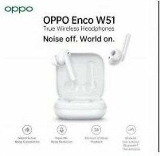 OPPO Enco W51 True Wireless Headphones (Floral White) - The Game Changer