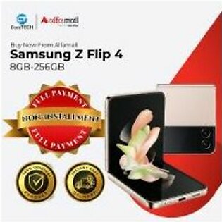 Samsung Z Flip 4 8GB-256GB Gold Color Non Installment CoreTECH | Same Day Delivery For Selected Area Of Karachi
