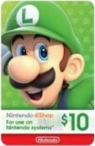 Nintendo eShop Gift Card $10 - Switch / Wii U / 3DS - Email Delivery - ISPK