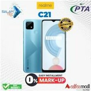 Realme C21 (3GB,32GB) -With Official Warranty On Easy Installment - Same Day Delivery In Karachi Only - 6 Months Official Warranty on Accessories - SALAMTEC BEST PRICES