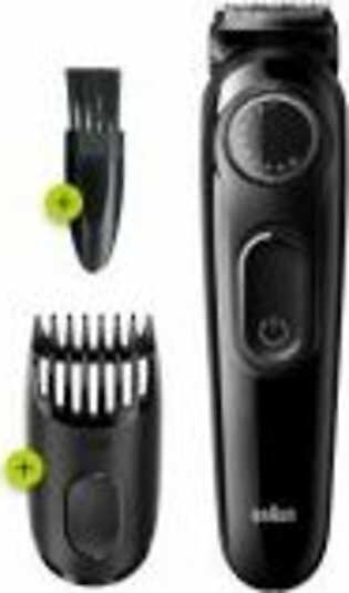 Braun Beard Trimmer And Hair Clipper Black (BT3222) - ISPK-005