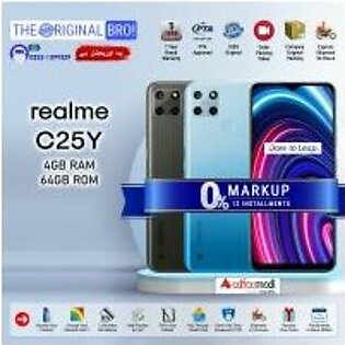 Realme C25Y (4GB RAM 64GB Storage) PTA Approved | Easy Monthly Installments - The Original Bro