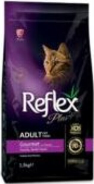REFLEX PLUS GOURMET CAT FOOD IN CHICKEN 1.5KG