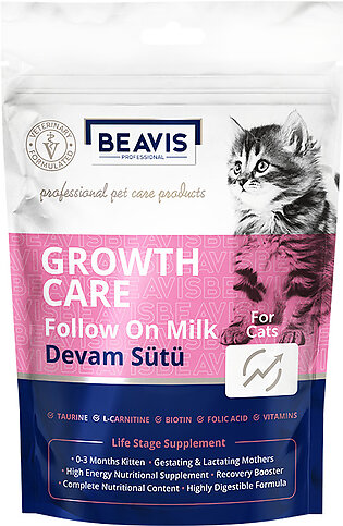 BEAVIS GROWTH CARE FOLLOW ON MILK FOR KITTENS/CATS/PUPPIES 200G