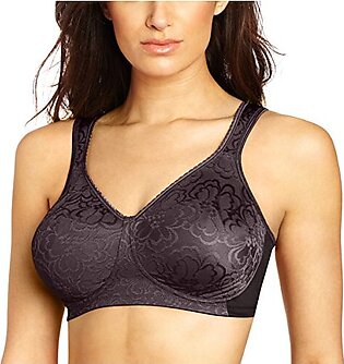 Playtex Women's 18-Hour Ultimate Lift and Support Wire-Free Full Coverage Bra #4745, Black, 38C