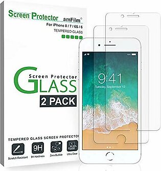 amFilm Glass Screen Protector for iPhone 8, 7, 6S, 6 (4.7)(2 Pack) Tempered Glass Screen Protector