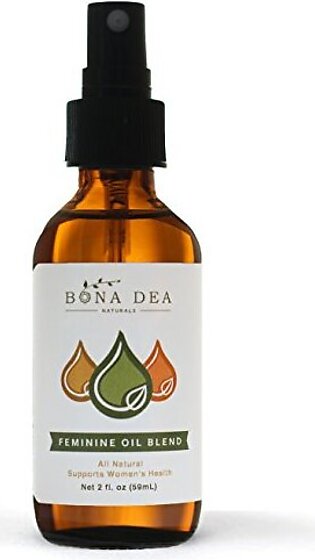 All Natural Feminine Spray | Treats Symptoms of Yeast Infections & BV Fast! | 100% Yoni All-Oil Blend Made with Tea Tree, Calendula, Echinacea, Palmarosa, Orange, Lemongrass Essential Oils