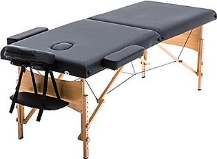 New Black 84 Portable Massage Table w/Free Carry Case T1 Chair Bed Spa Facial