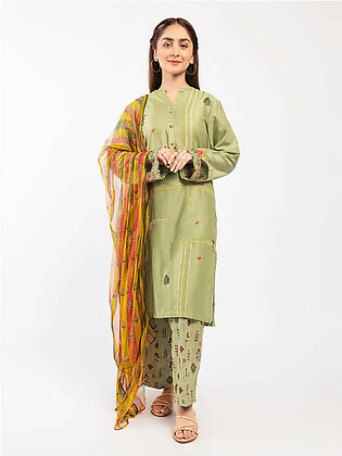 Embroidered Lawn Suit