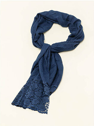 Floral Laced Viscose Scarf