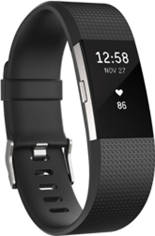Fitbit Activity Tracker Charge 2 Wristband Large (FB407SBKL) Black (Used)