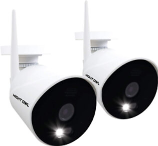 Night Owl 1080P HD Wi-Fi IP Camera With Spotlight (WM-CAM-WNP2LBU) White