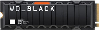 Western Digital 1TB SN850X With Heatsink NVMe SSD (WDS100T2XHE) - Black