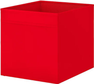 IKEA DRONA Box, Red 33x38x33 cm