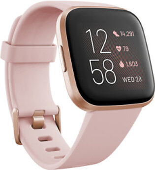 Fitbit Activity Tracker Versa 2 Watch (FB507RGPK) Petal / Copper Rose Aluminum