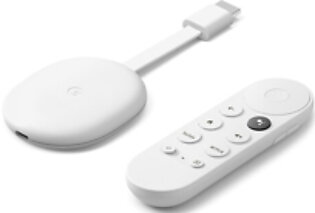 Google Streaming Media Player Chromecast Google TV (GA01919-US) Snow