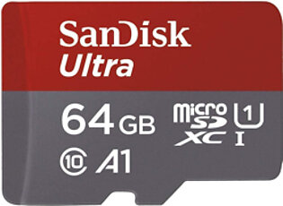 Sandisk Memory Card 2 X Micro SD Ultra Plus With Adapter 100MB/S 64GB
