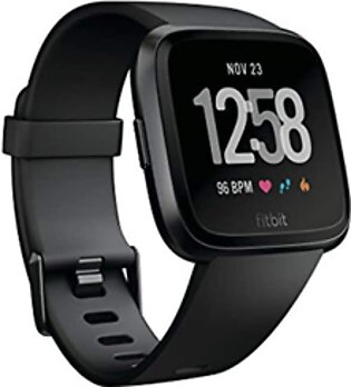 Fitbit Activity Tracker Versa Watch (FB504GMBK) Black Aluminum (Used)
