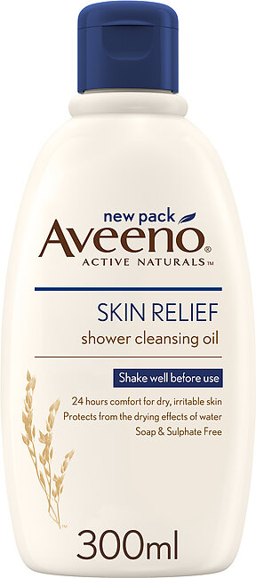 AVEENO, Shower Oil, Skin Relief, 300ml