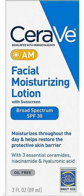 Cerave facial moisturizer lotion am 3 oz