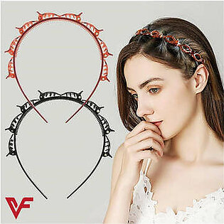 Head bands Hair Bands for Girls Thin Plastic Headband with Clips