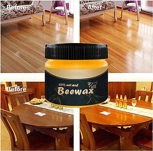 Beewax ,Furniture Polish ,Wood Seasoning Beewax - Wood Polish and Cleaner for Furniture Care (85g)big size