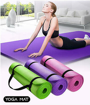 High Quality 8mm Hangable Extra Wide and Extra Thick Non Slip Exercise & Fitness Yoga Matt