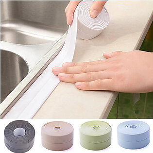 3.2mx38mm Bathroom Shower Sink Bath Sealing Corner Strip Tape White PVC Self adhesive Waterproof Wall Sticker for Bathroom Kitchen