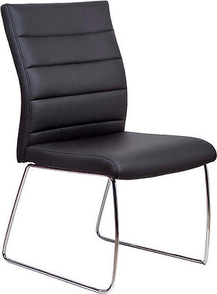 Aeon Visitor Chair in Black Leatherette