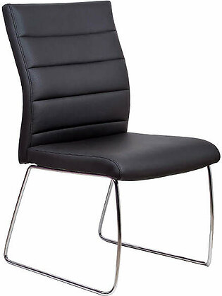Aeon Visitor Chair in Black Leatherette