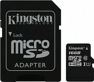Kingston 16GB, MicroSDHC UHS-I Class-10 Flash Card  SDC10G2/16GB