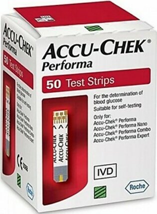 Accu-Chek Performa Test Strip Box - 50 Pcs