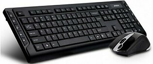 A4TECH Wireless Keyboard & Mouse Set 6300F (Black)