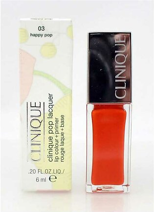 Clinique Pop Lacquer Lip Colour + Primer 03 Happy Pop