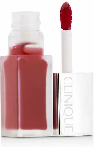 CLINIQUE - Pop Liquid Matte Lip Colour + Primer - # 02 Flame Pop