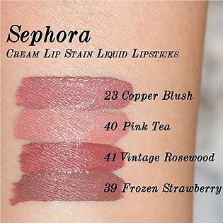 Sephora - Cream Lip Stain Liquid Lipstick, 40 Pink Tea, 1.3ml