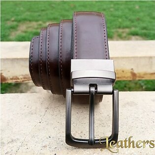Premium Double Side Brown Leather Belt
